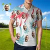 Unisex Custom Photo Polo Shirt 3D Diy Golf Polo Outdoor Streetwear Short Sleeve Turndown Shirts Short Sleeve Design Lapel Polo